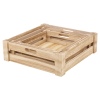 3 Piece Square Wooden Tray Set [074857]