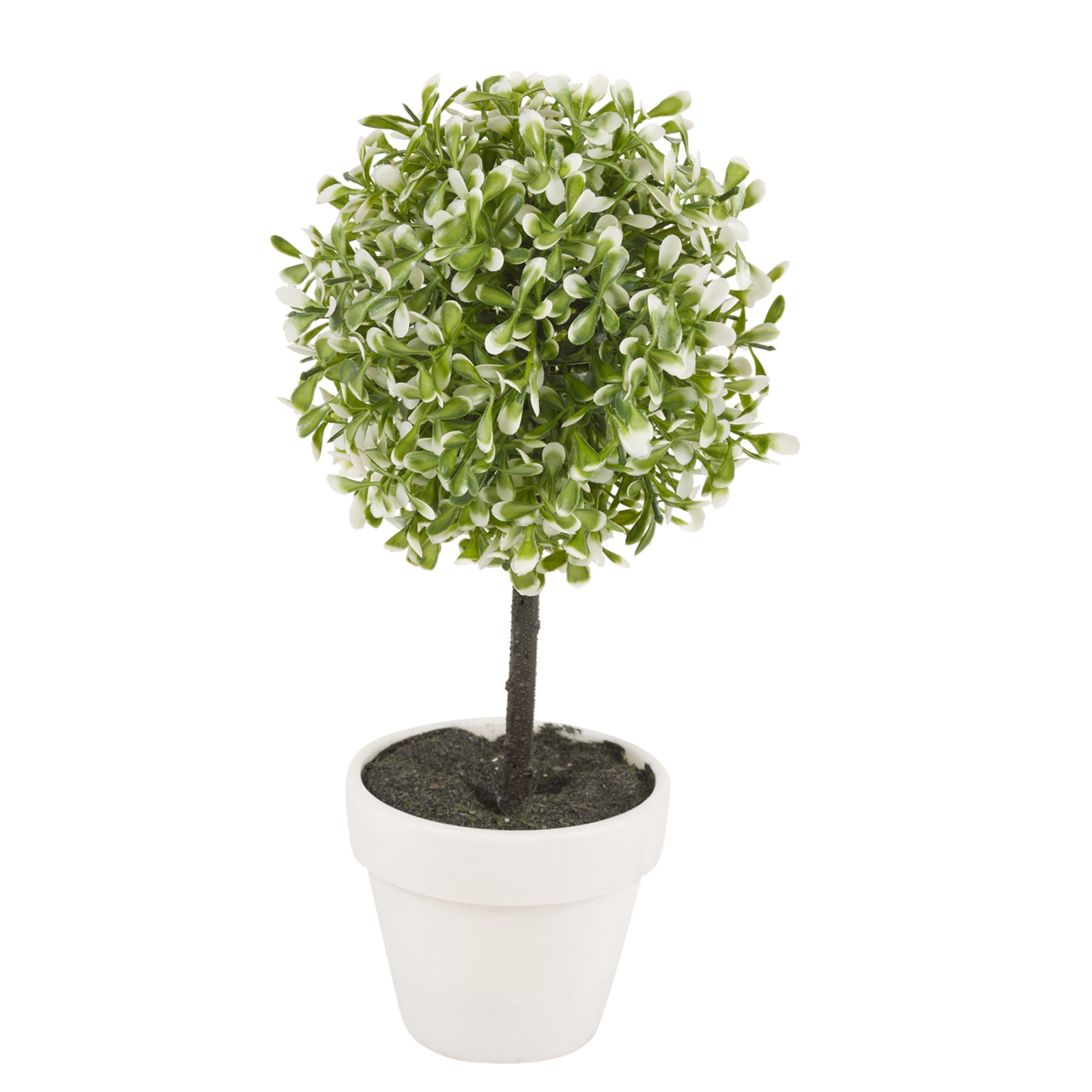 Easygift DECORATIVE ARTIFICIAL BALL PLANT Green, Medium, 1 Plant