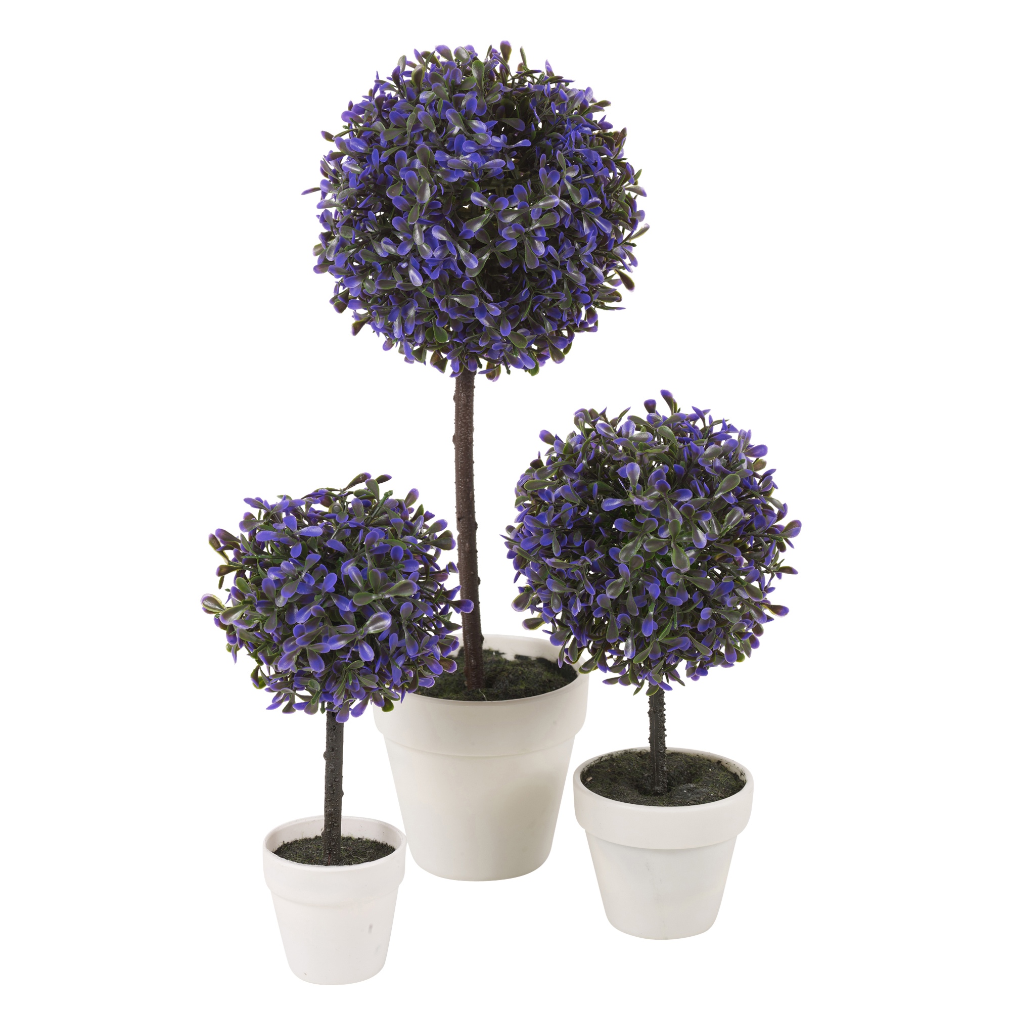 Decorative Artificial Outdoor Ball Plant Tree Pot Colour