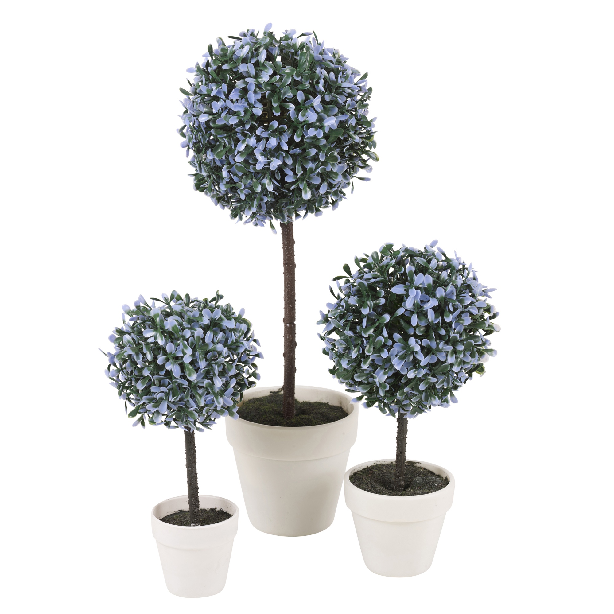 Decorative Artificial Outdoor Ball Plant Tree Pot Colour Small Medium