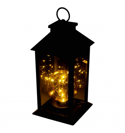 Hanging Outdoor Lantern With LED Light 29cm [860614]