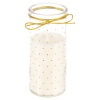 10cm Candle in Glass (cream) [678424]