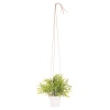 Artificial Hanging Herb Plants in White Flowerpot [119183]