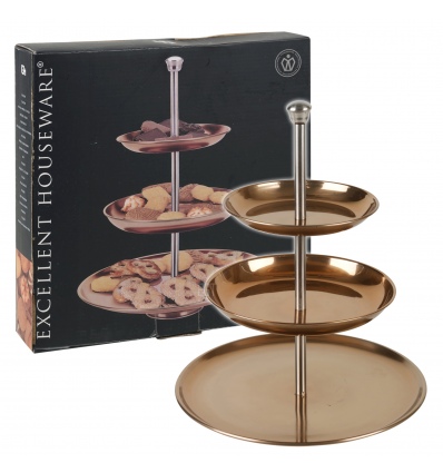 Copper 3 Layer cake stand [608567]