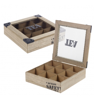 Teabox MDF with 9 Compartments [114874]