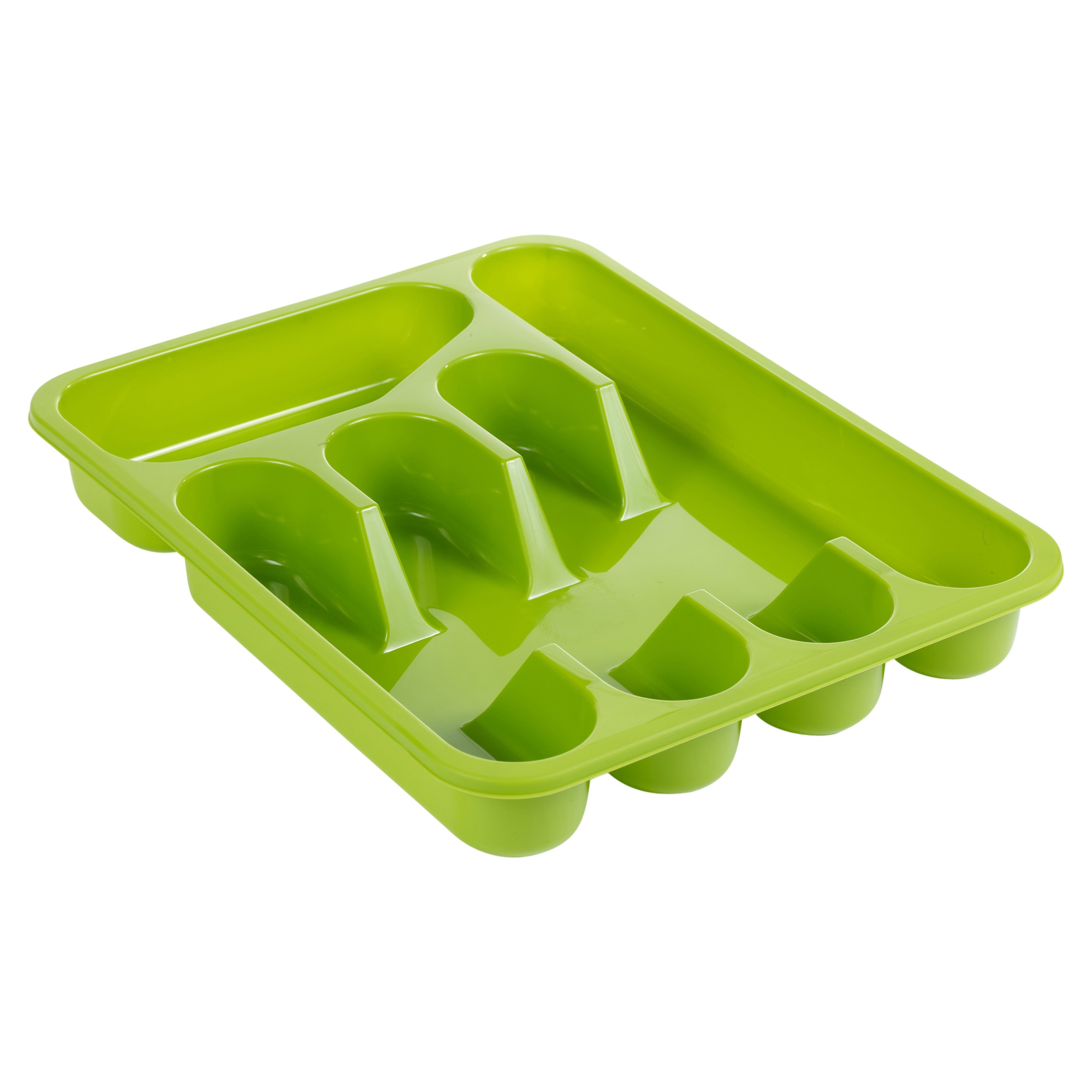 5 Compartment Plastic Cutlery Tray Kitchen Drawer Organiser Holder