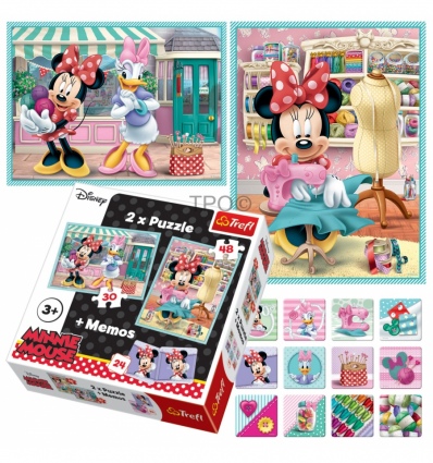 2In1 + Memos - Minnie's Hobby -  Disney Minnie [90605]