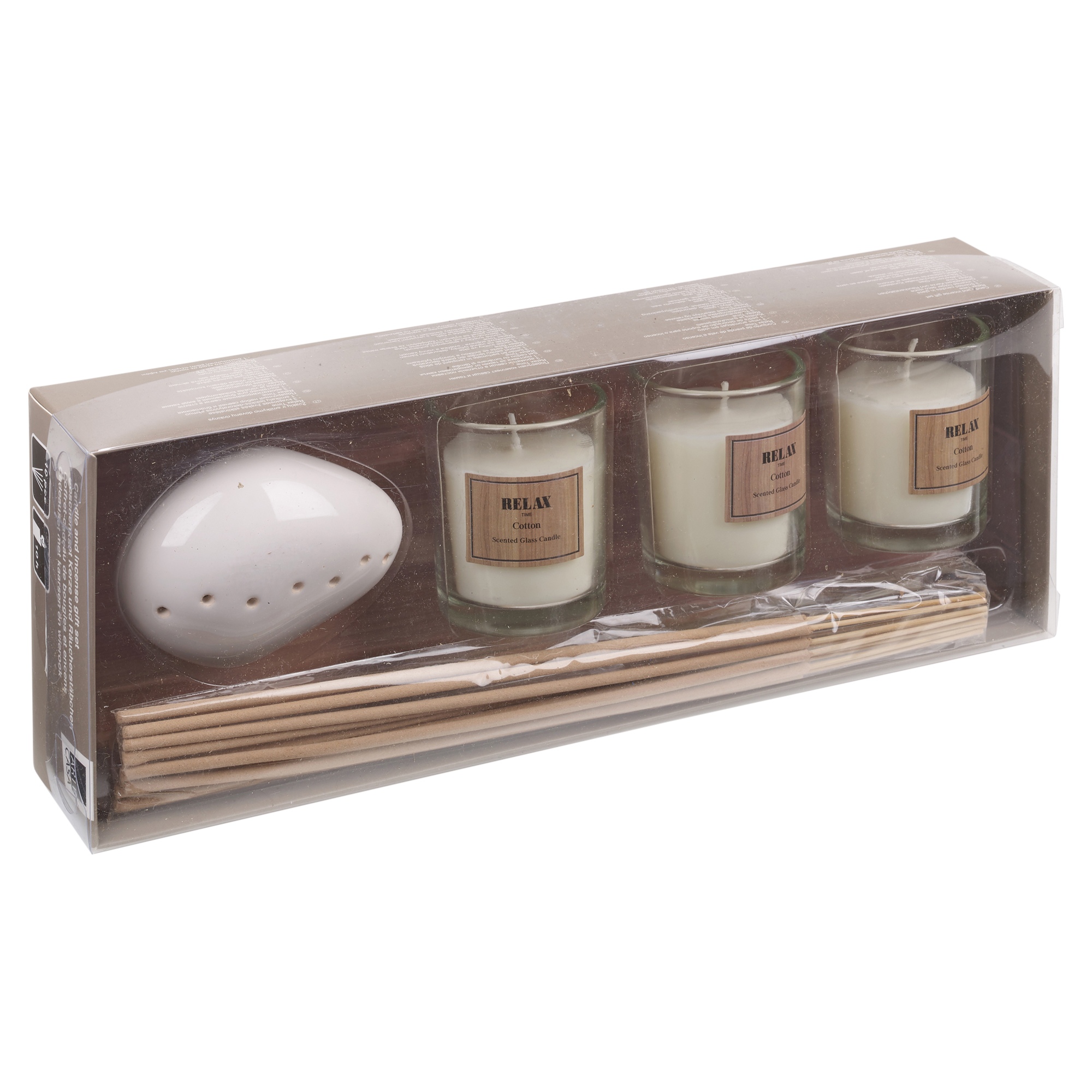 5pc Scented Candle & Incense Sticks Burner Holder Diffuser Fragrance