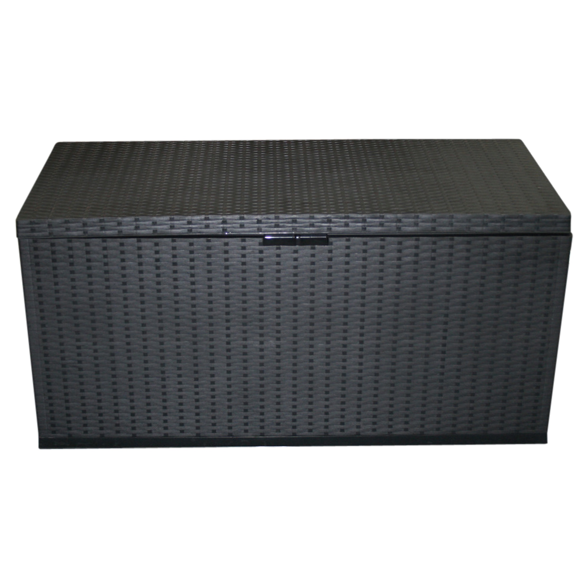 350l Large Outdoor Garden Storage Roller Box Plastic Rattan Container Chest Lid 8711295087165 Ebay