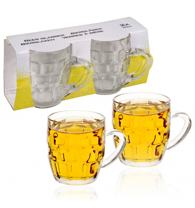 Set of 2 Beer Glasses 285ml [153254]