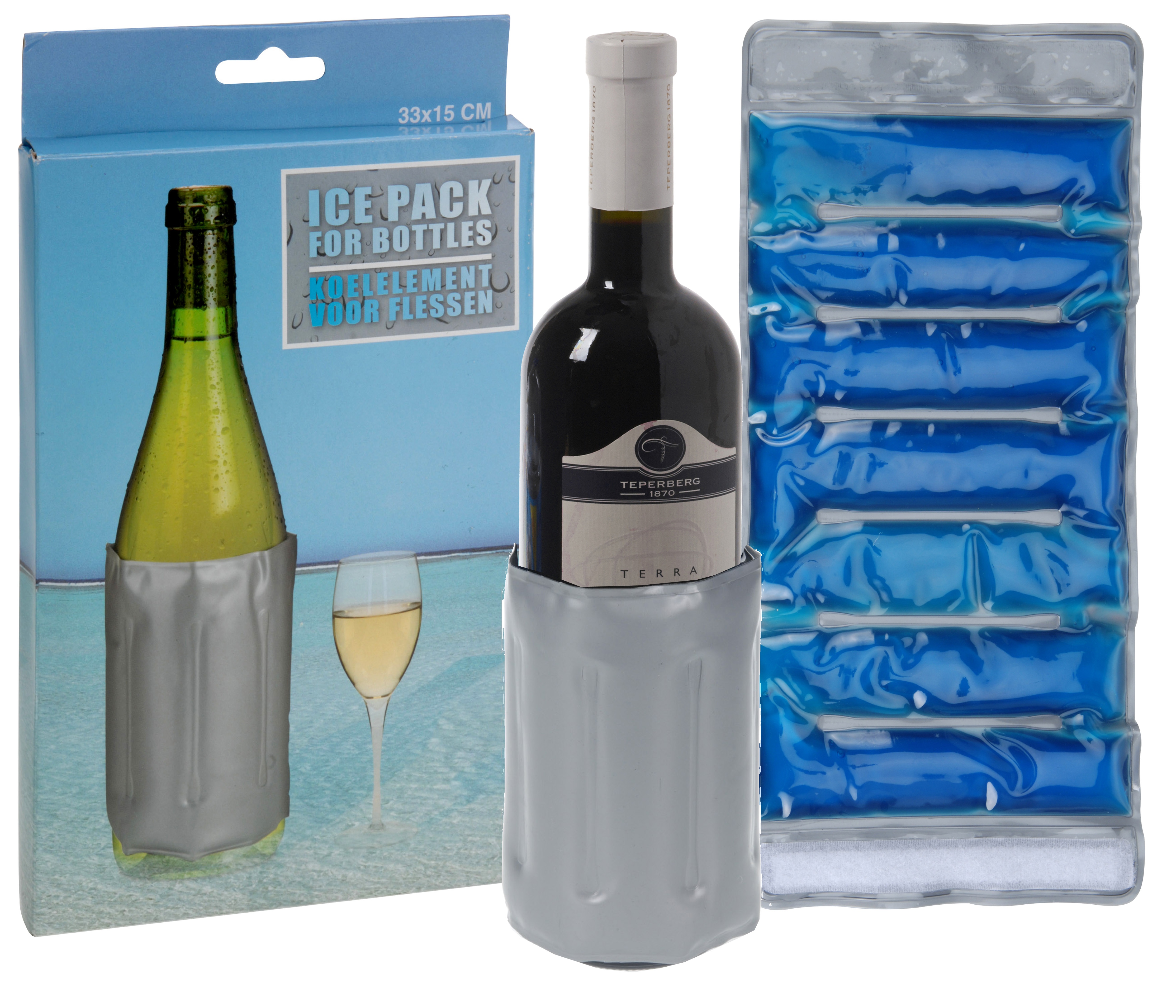 Réutilisable Flexible Ice Pack Cooler Pack pour Camping Voyage Picnic bouteille Veste