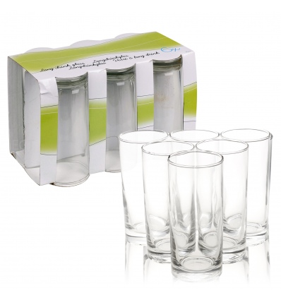 Set of 6 Tall Drinking glasses 35cl [956701]