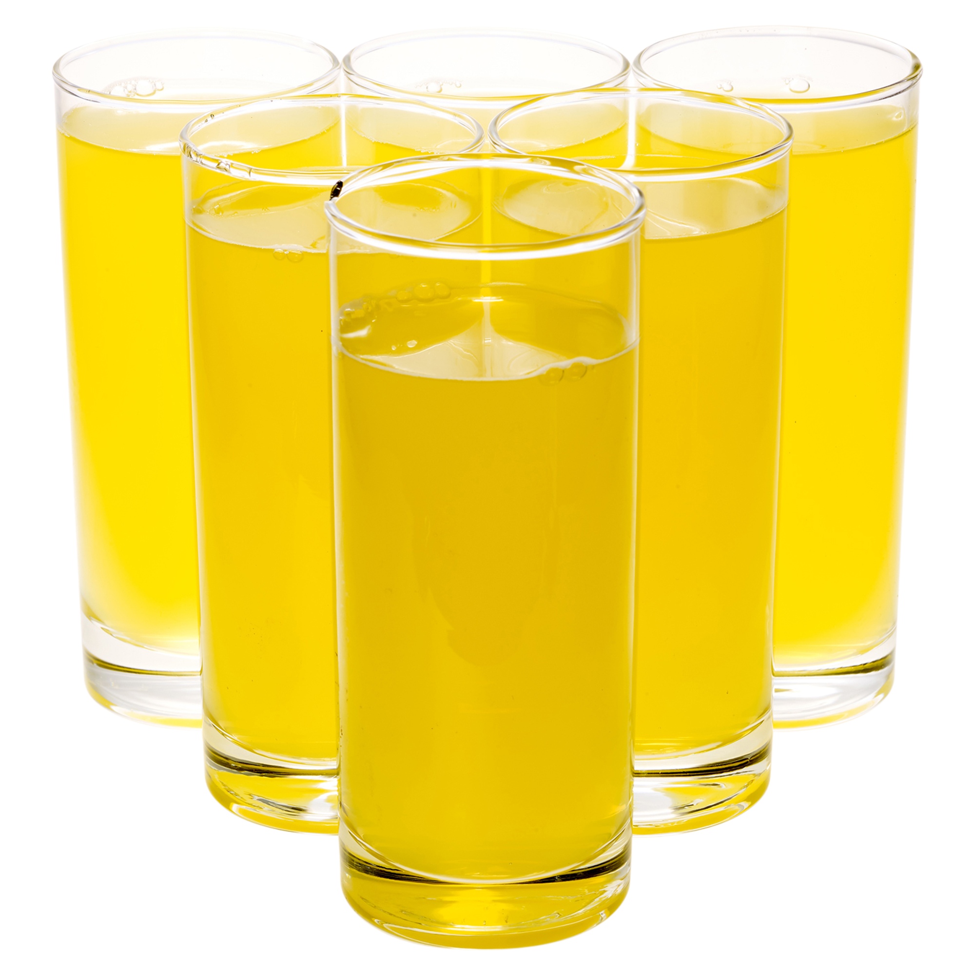 6 x 35cl Tall Classic Hi Ball Drinking Water Glasses Gift Box Set