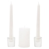 5pc Wedding Dinner Candle & Glass Holders Set [869834]