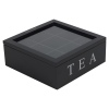 Black Tea Box MDF with 9 Compartments [267955]