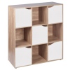 Wooden 9 Cubed Storage Units (Oak)[126366]