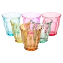 6pc set Colored Drinking Glasses 9oz [140500]