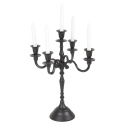 40cm Black 5 Arm Candle Holder [321023]