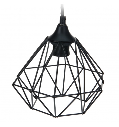 Black Wire Hanging Lamp [647208]