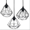 Black Wire Hanging Lamp [647208]