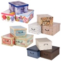 Collapsible Storage Boxes With Handles 37x31x16 cm