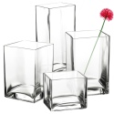 Assorted Square Vases