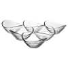 Glass Curved Dessert Bowl x6 [30498][342996]