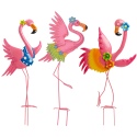 Decorative Metal Hula Skirt Flamingo [144307]