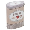 Oval Storage Tin Box Bistro Design [964619]