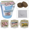 3 Assorted Flower Growing Pots -