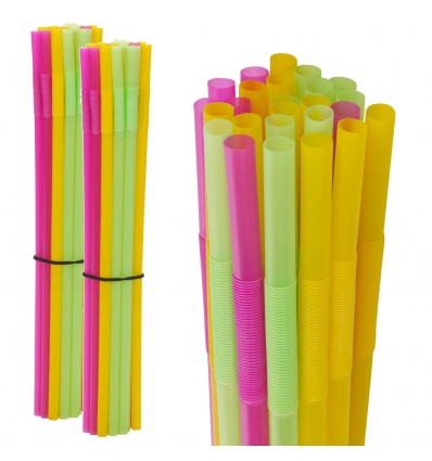 25 Large Drinking Straws 44cm [323158]