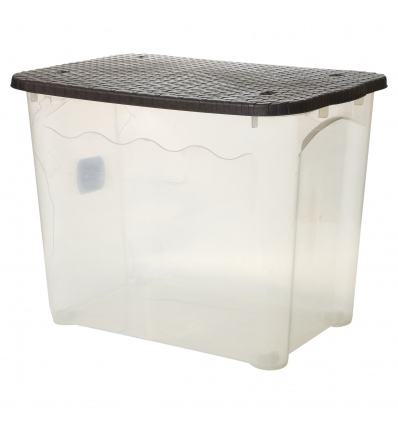 34L Storage Box With Rattan Lid