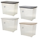 74L Storage Box With Rattan Lid