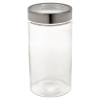 Clear Container with Metal Lid