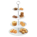 4 Tier Flower Ceramic Cake Stand [Wave][602435]