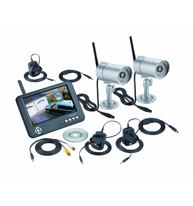 Heavy Duty Response Wireless Smartphone CCTV Recordable Kit With Monitor [962591]