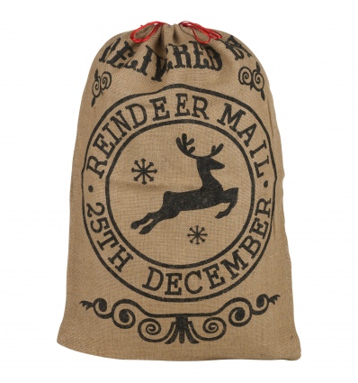 Delivered By Reindeer Christmas Gift Sack [754288]