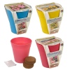 3 Assorted Flower Growing Pots -