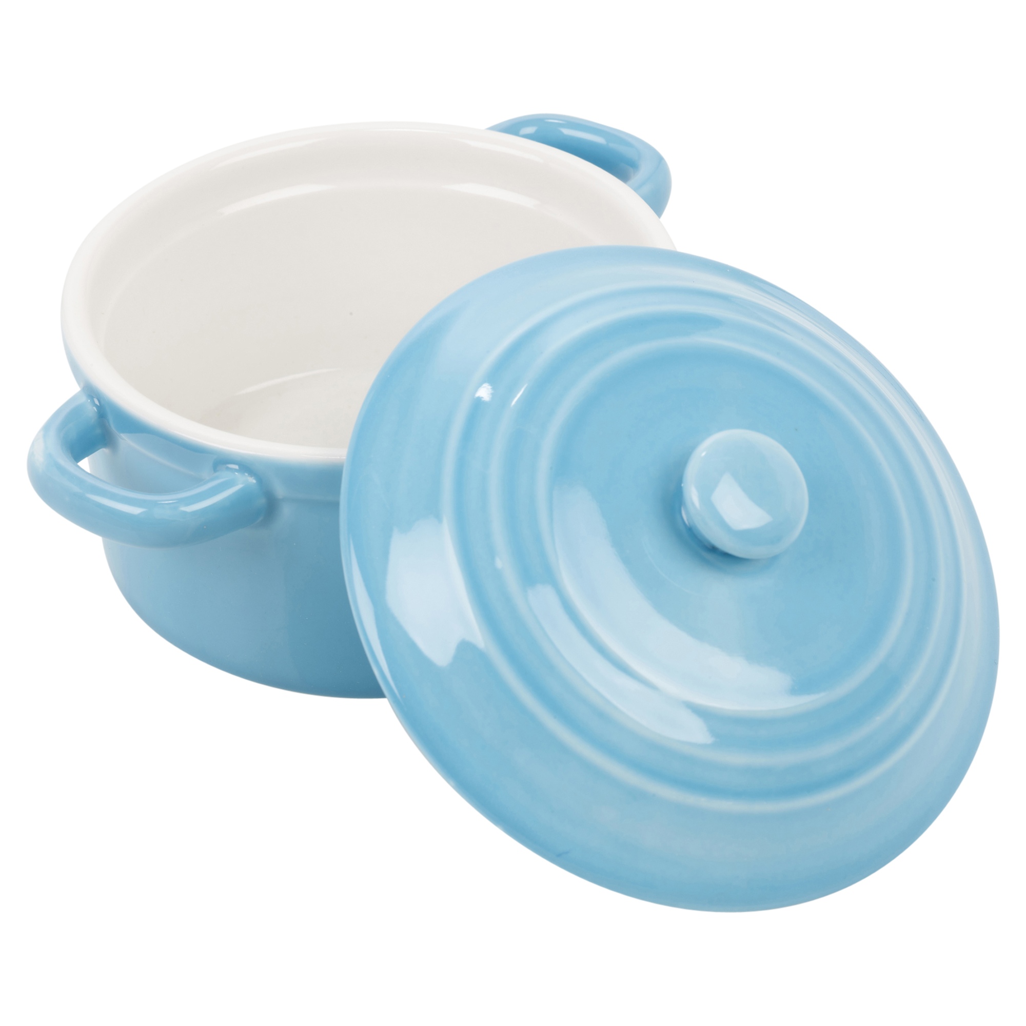 1 2 4 0.3L Small Porcelain Pan Lid Stoneware Mini Oven Casserole Cooking Serving eBay