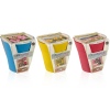 3 Assorted Flower Growing Pots -