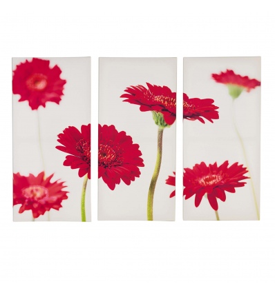 Triptych Red Flower [112399]