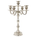 30cm Silver 5 Arm Candle Holder [255174]