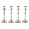 Nickel Plated Candle Holder 25cm [333033]