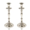 Nickel Plated Candle Holder 25cm [333033]