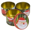 3pc Christmas Santa Tin [379235]