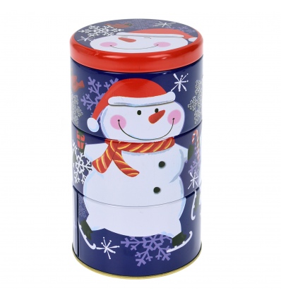 3pc Snowman Tin [379235]