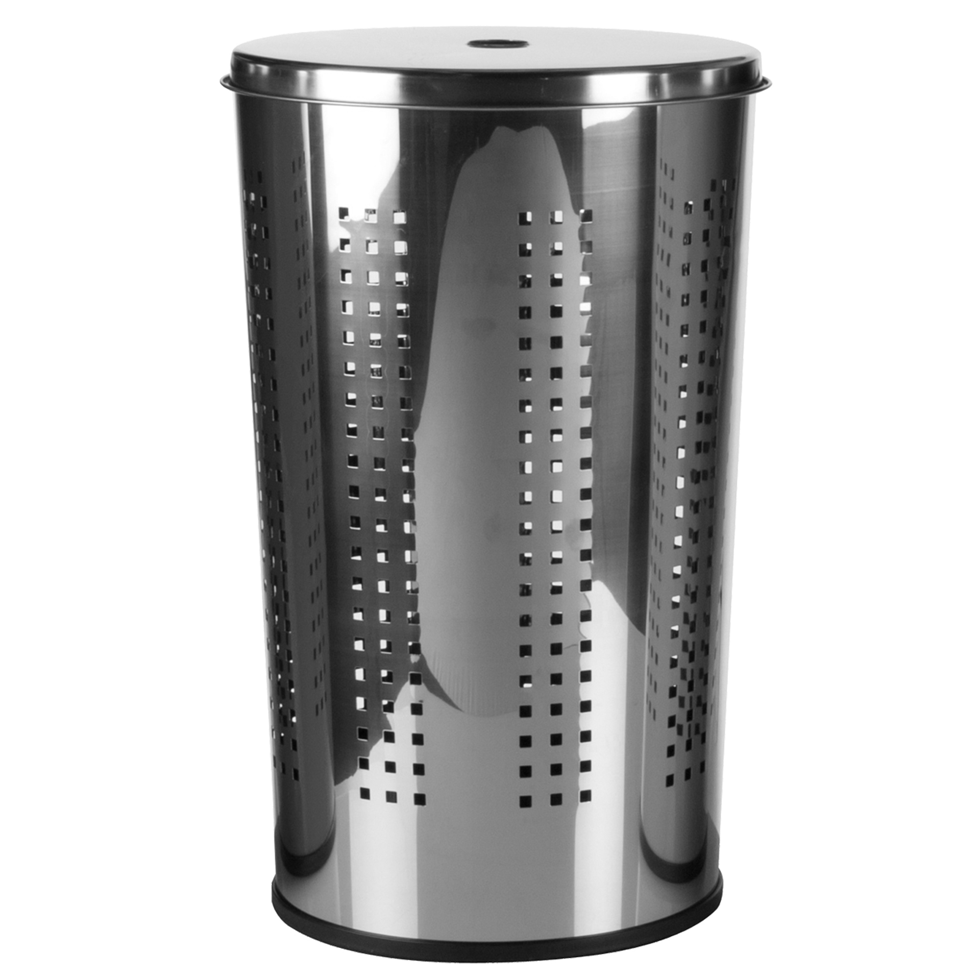 Heavy Duty 40L Metal Laundry Basket Bin Washing Clothes Storage Hamper