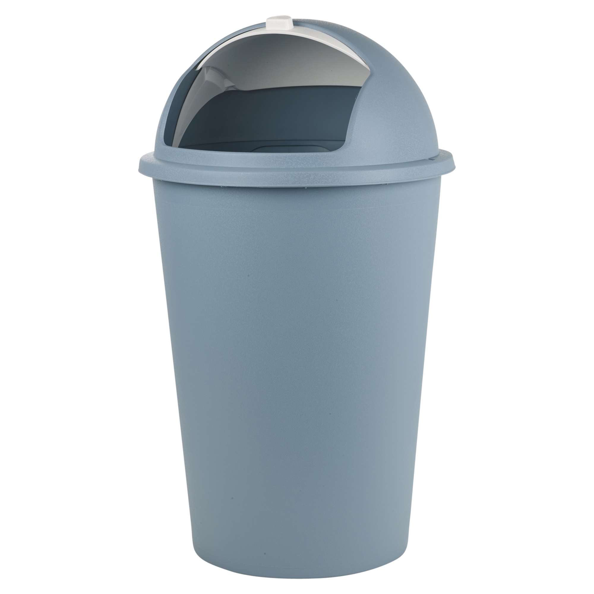 Plastic 50L Push Can Swing Top Lid Bins Kitchen Waste Dustbin Rubbish