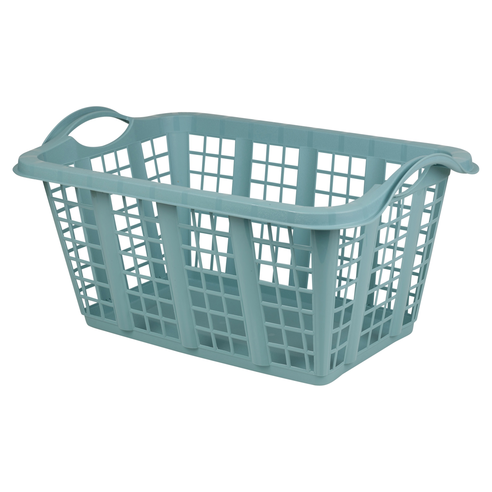 Large 60L Pastel Laundry Basket With Folding Handles Storage Washing