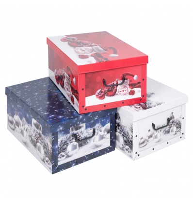 Assorted Christmas Collapsible Storage Boxes [777578]